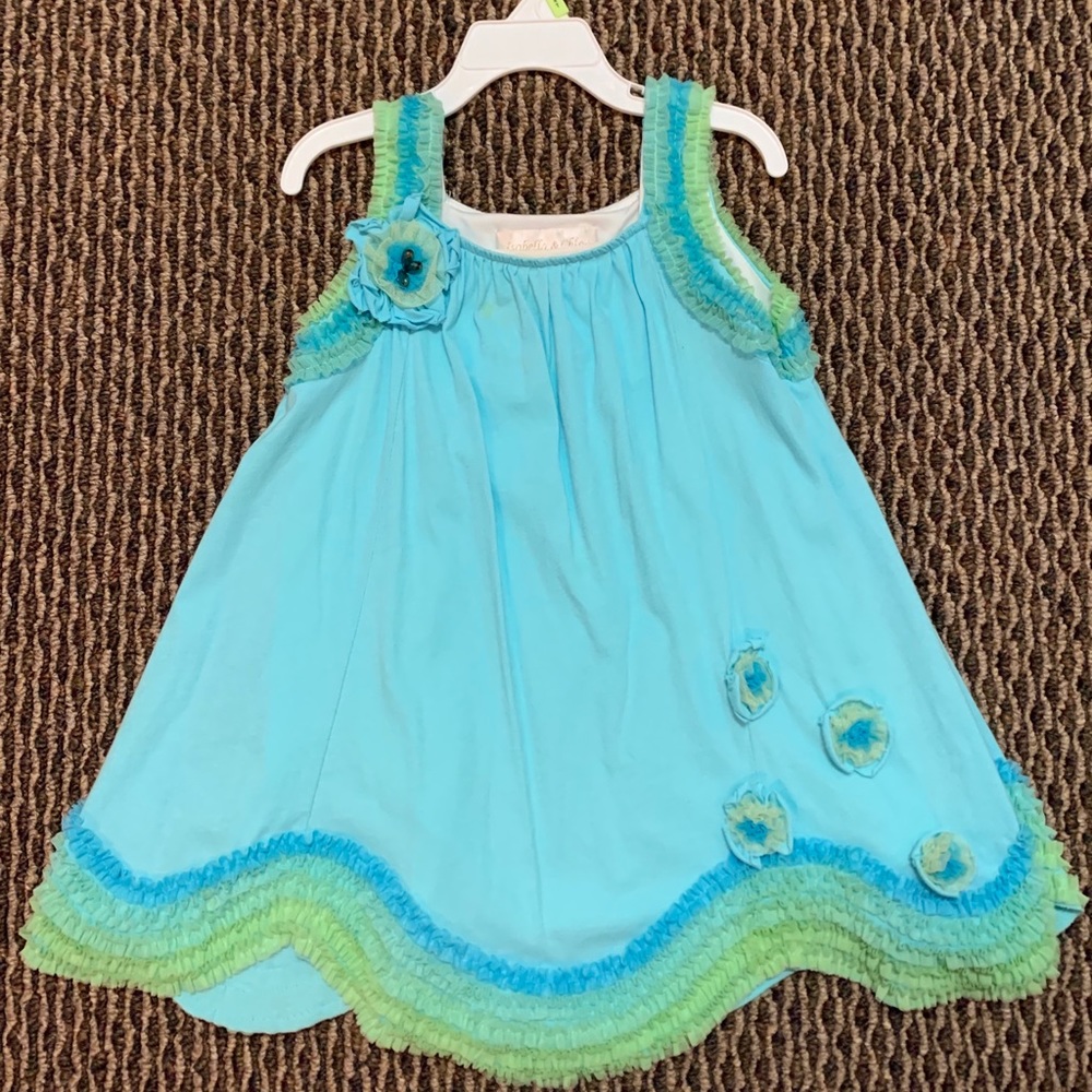 Isobella & Chloe sleeveless ruffle dress (Easter)